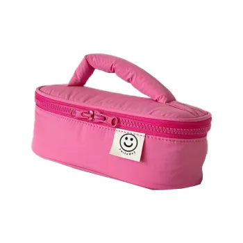 ALOENEY Polyester Handheld Makeup Bag Regular Women's Rose Red/Lake Blue/Taro Purple/Yellow Green