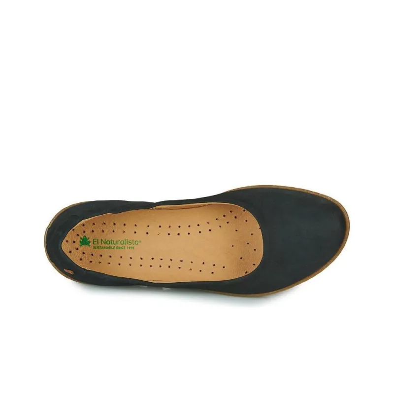 El Naturalista Casual Single Shoes Women's Black-4