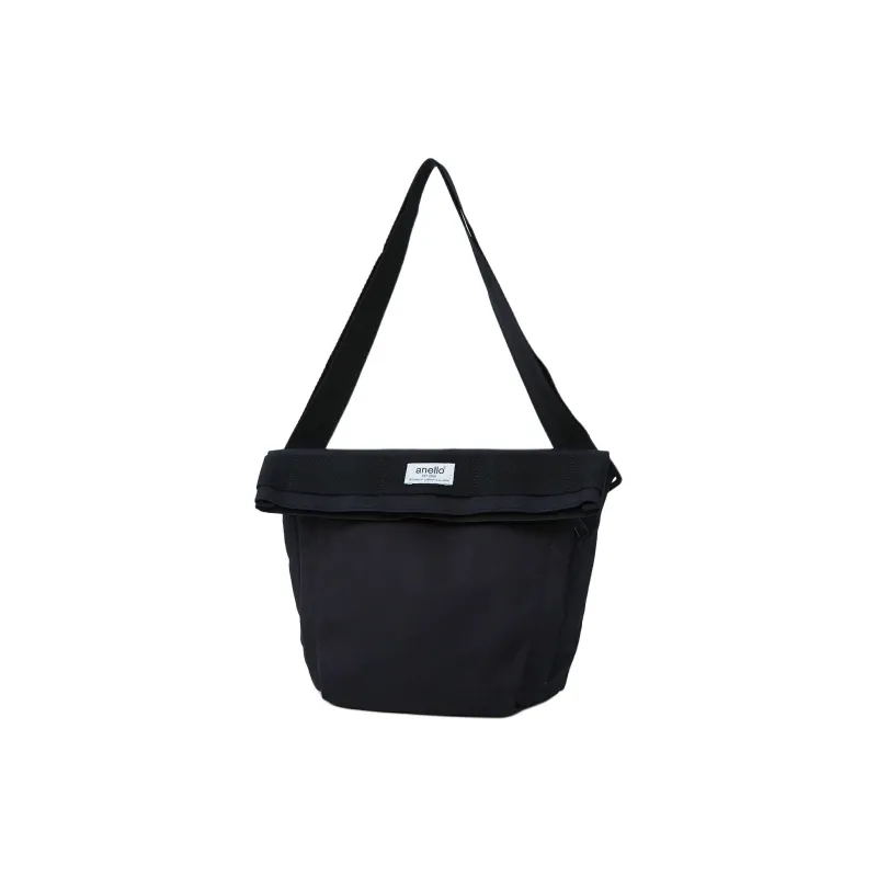Anello Polyester Portable Crossbody Bag Shoulder Bag Mini Women's Black-0