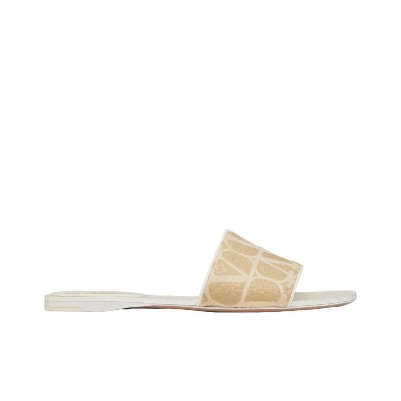 Valentino Toile Iconographe Sip On Slides Women's-1
