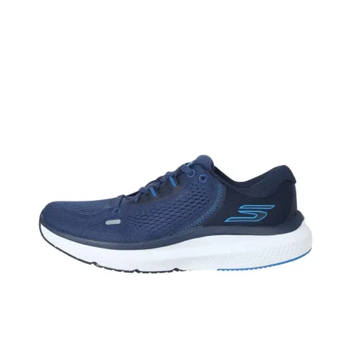 Skechers Go Run Pure 4 Arch Fit Shock Absorbers Low Top Running Shoes Men's Blue