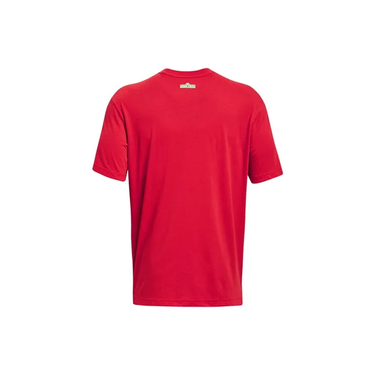 Under Armour Curry X Sesame Street Set in Sleeve T Shirt Men's Red-1