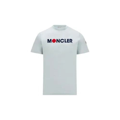 Moncler SS24 T-Shirts Unisex Light Blue