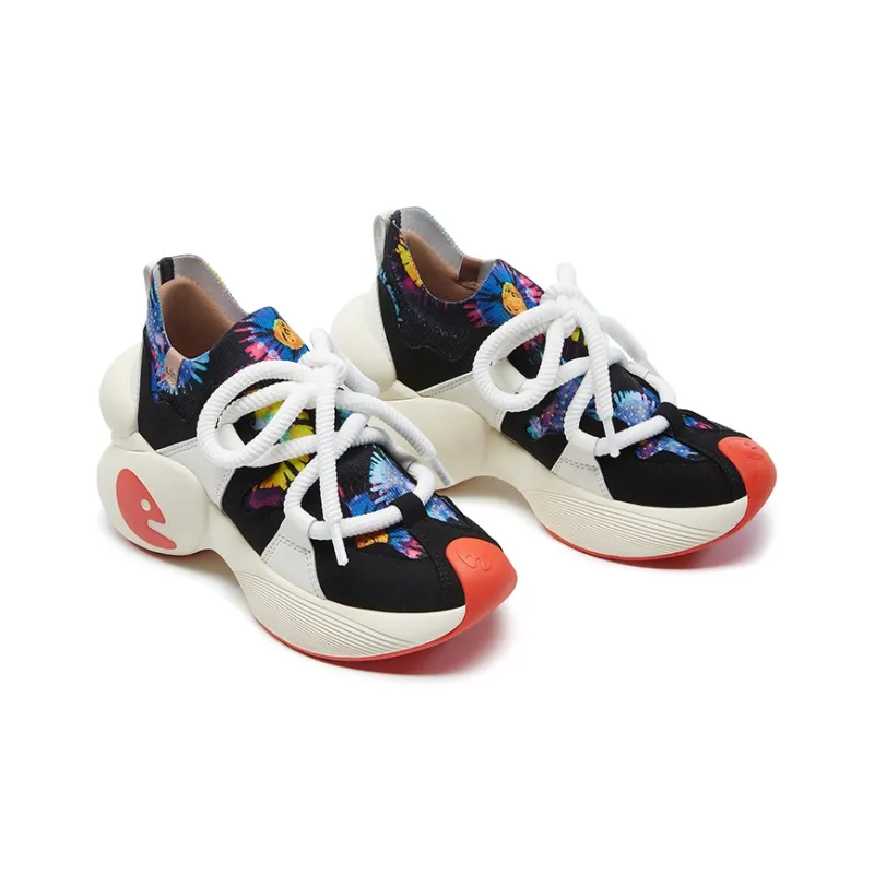 U.IN Painted Travel Shoes Bilbao A1 & A2 Artistic Collection Chunky Sneakers Women's-29