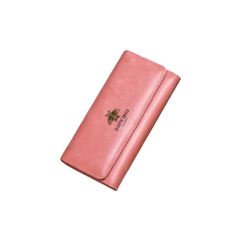 Banyanu Cow Leather Wallets Card Holders Women's-8