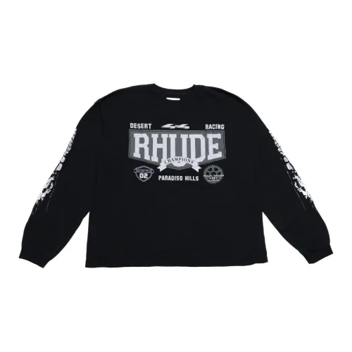 RHUDE T-Shirts Men Black