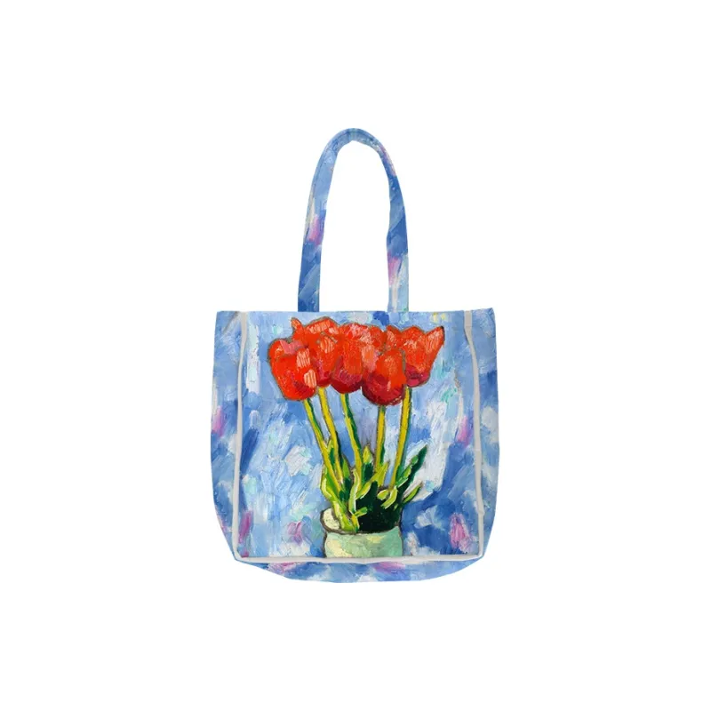 Hongna Canvas Polyester Tote Bag, Shopping Bag, Handbag, Shoulder Bag Women's-14