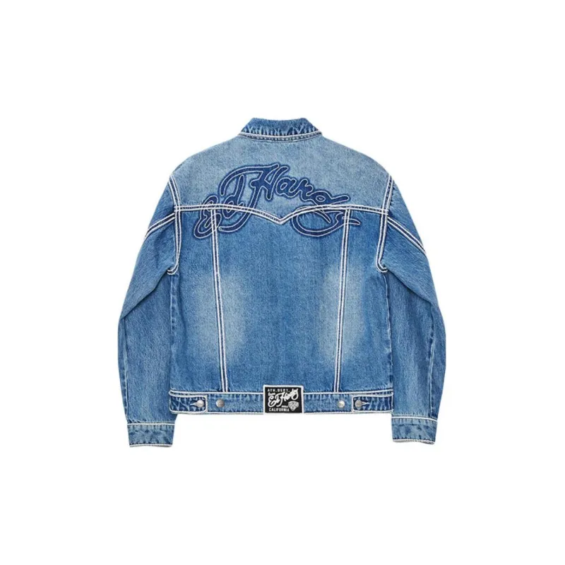 Ed Hardy SS24 Denim Jacket Women's Indigo-1