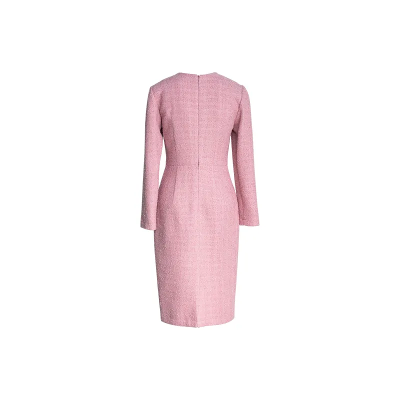 ROEYSHOUSE Long Sleeved Dresses Women's Pink-1