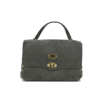 Zanellato Leather Crossbody Handbag Women's Gray