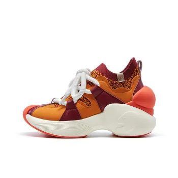 U.IN Painted Travel Shoes Bilbao A1 & A2 Artistic Collection Chunky Sneakers Women's