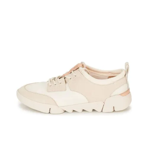 Clarks Low Top Casual Shoes Women's Beige
