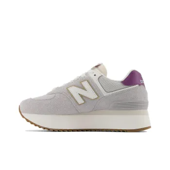 New Balance 574 'Grey Purple White' Women's