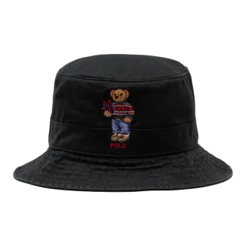 Polo Ralph Lauren Cotton Bucket Hats Men's Black