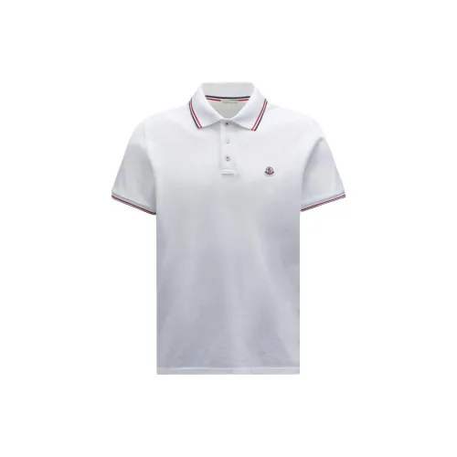 Moncler SS24 Polo Shirts Men White