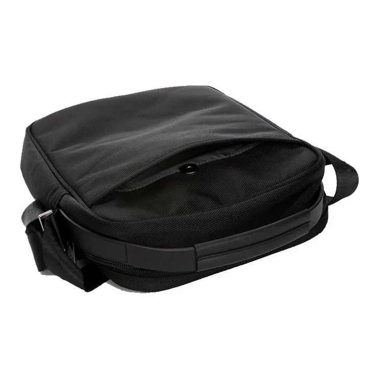 SUISSEWIN Polyester Messenger Bag Shoulder Bag Regular Unisex Black-3