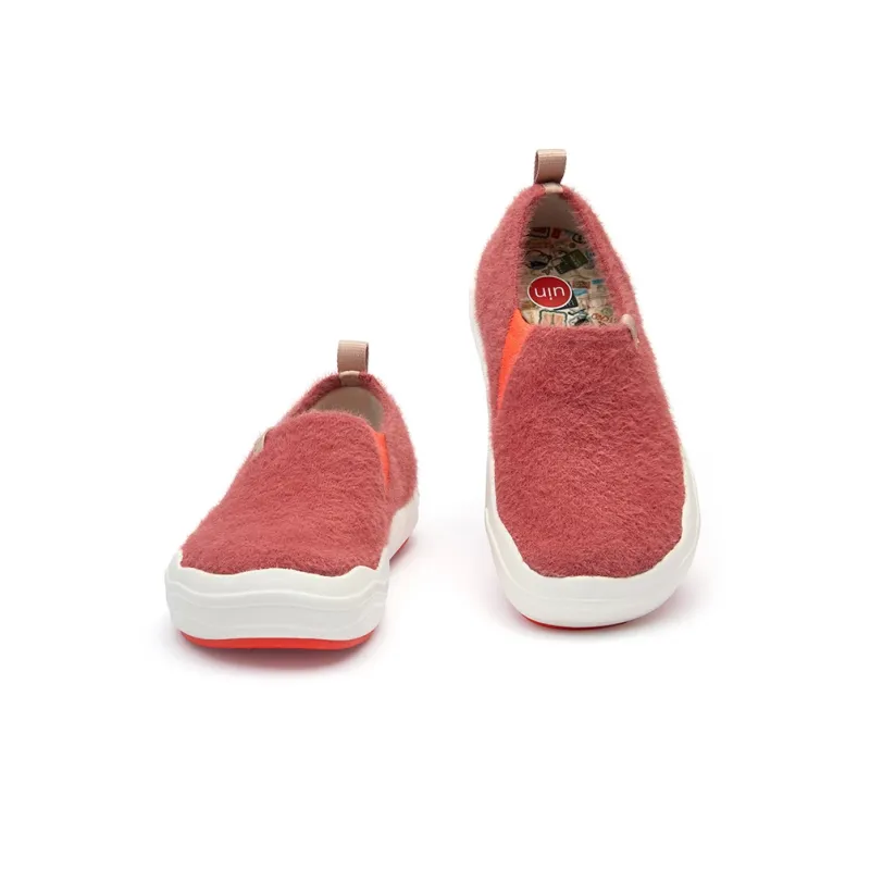 U.IN Painted Travel Shoes Toledo 8 Year Of The Dragon Red Collection Casual Shoes Women's-2