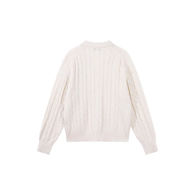 MATCHA STORY Sweater Unisex Beige-1