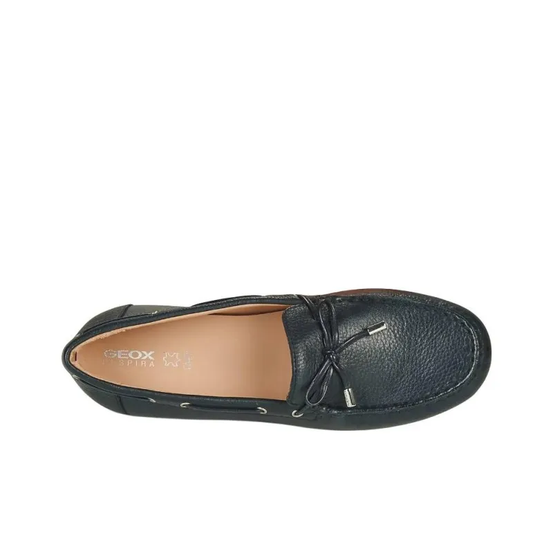 GEOX Boat Shoes Women's Blue Black-4