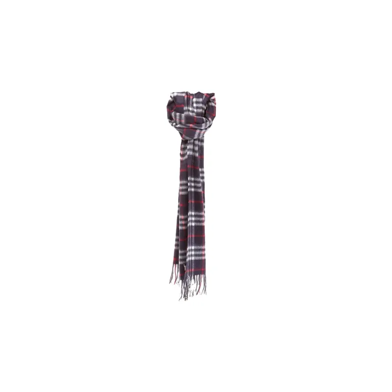 Burberry Knit Scarves Men's Dark Blue-0