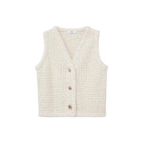 D'zzit Vests Women's Off White