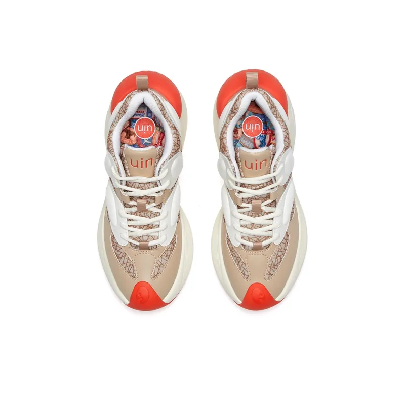 U.IN Painted Travel Shoes Bilbao A1 & A2 Artistic Collection Chunky Sneakers Women's-61