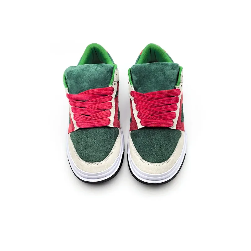 I'm Shopping The Wizard Of Oz Anti Slip Wear Resistant Low Top Casual Skateboard Shoes Unisex Red Green Multicolor-4