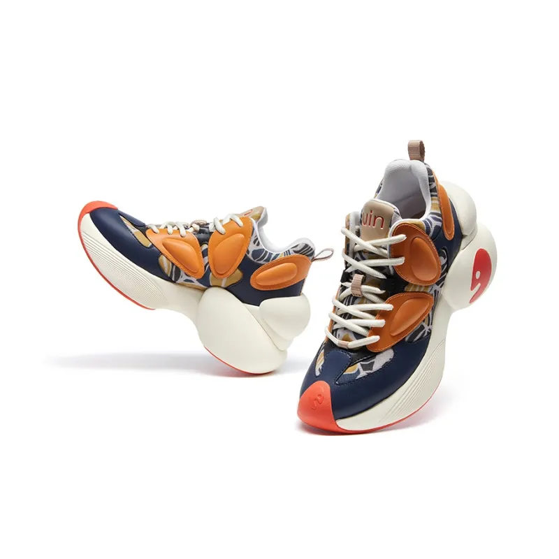U.IN Painted Travel Shoes Bilbao A1 & A2 Artistic Collection Chunky Sneakers Women's-20