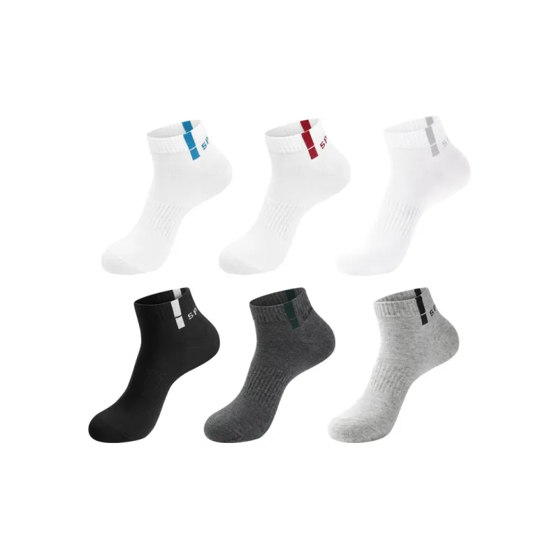 H-YXIANG Ankle Socks Men's 6 Pack-12