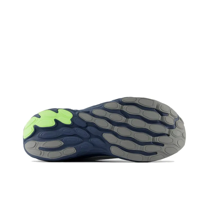 New Balance 1080 V13 Cushioned Slip Resistant Breathable Support Low Top Running Shoes Men's Gray Blue-4