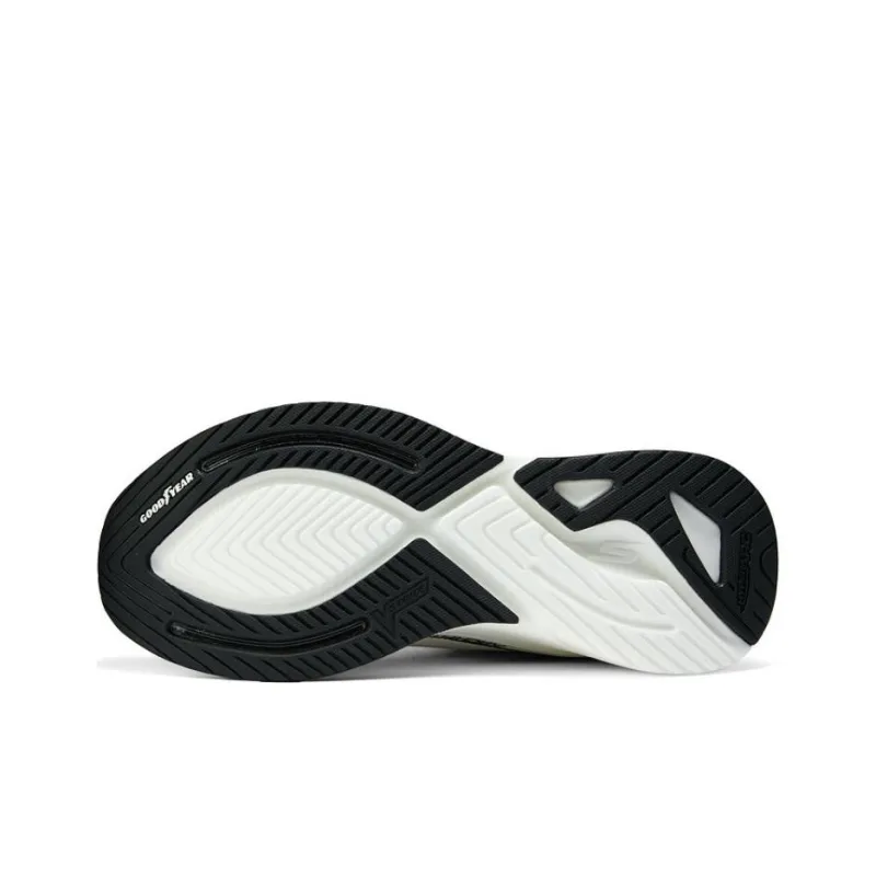 Skechers Cushioning Anti Slip And Wear Resistant Low Top Casual Shoes Men's White Black-4