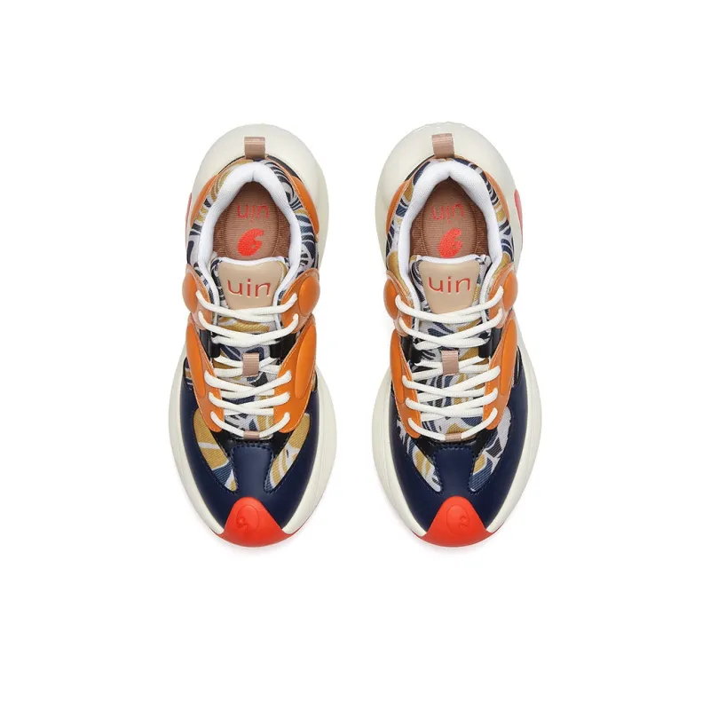 U.IN Painted Travel Shoes Bilbao A1 & A2 Artistic Collection Chunky Sneakers Women's-19