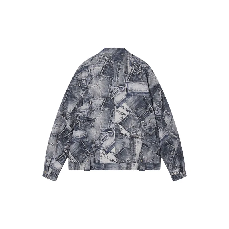 EPTISON WOMAN Jackets Coats Women's Imitation Denim Blue-1