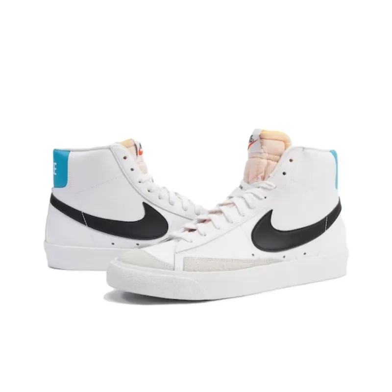 Nike Blazer Mid 77 Vintage White Blue Lightning Black-2