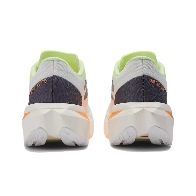 New Balance FuelCell SuperComp Elite V4 White Bleached Lime Glo Hot Mango Women's-4