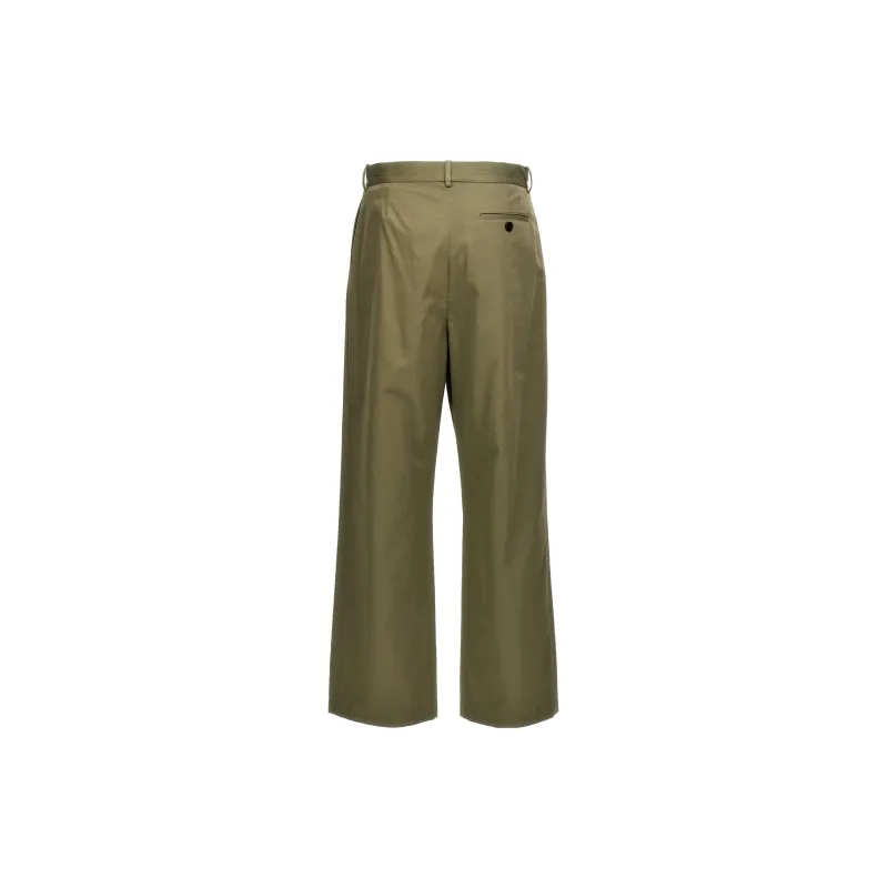 LOEWE Mid Rise Pleated Trousers-1