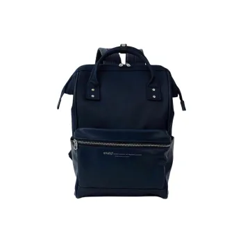 Anello Nylon And Polyurethane Backpack Unisex Marine Blue