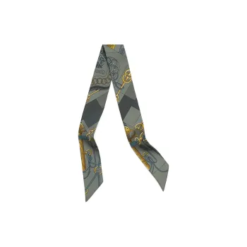 HERMES Silk Scarves Men's Multicolor