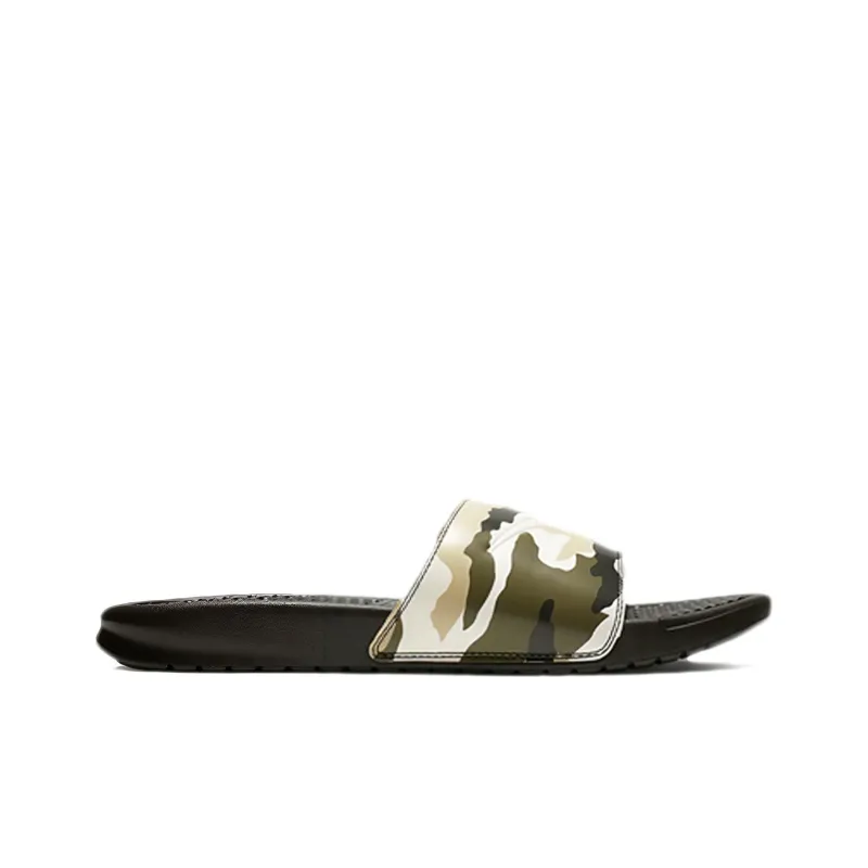 Nike Benassi Jdi Print Military Green Unisex Slippers 'Sequoia'-1
