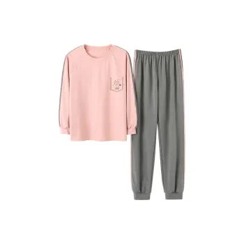 Pretty Lady Home Suit Women's Pink Gray