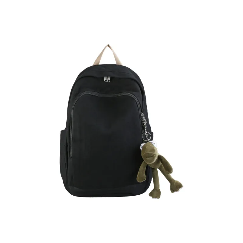 Deli Bear Canvas Backpack Regular Unisex Yellow/Ecru/Black/Dark Gray-15