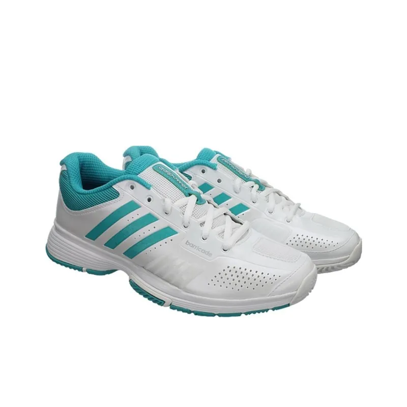 Adidas Adipower Barricade White Green Women's-1