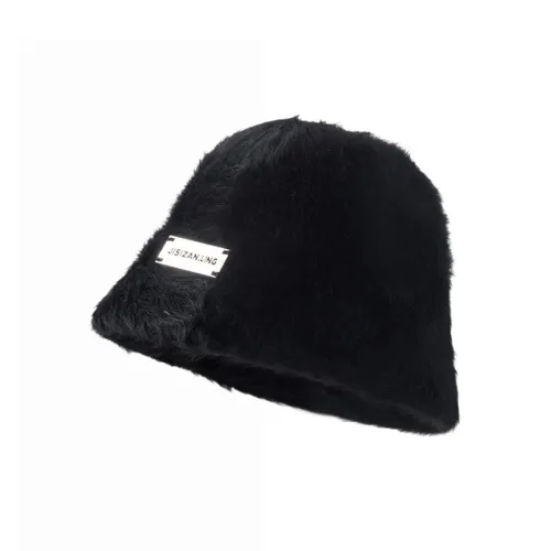 Yun Sees Mori Knows Faux Rabbit Fur Bucket Hats Women's