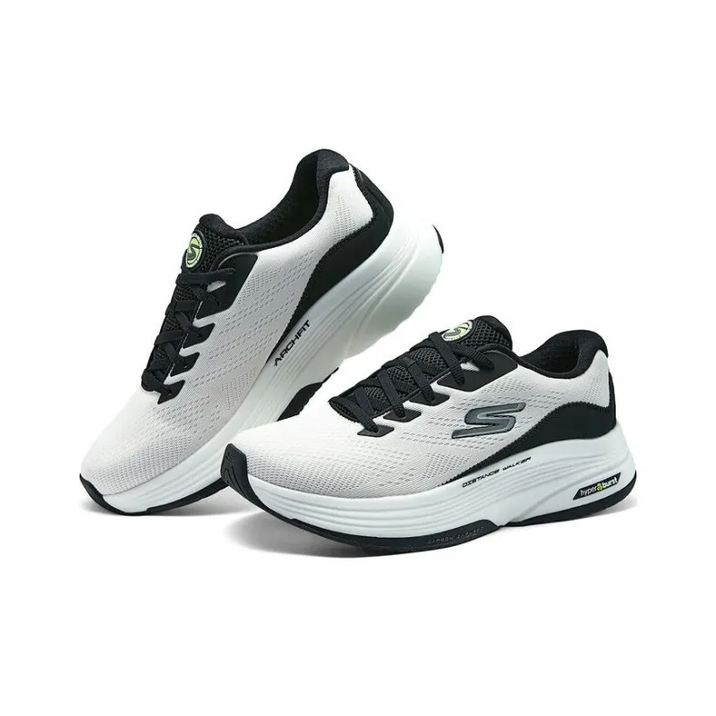 Skechers Cushioning Anti Slip And Wear Resistant Low Top Casual Shoes Men's White Black-2