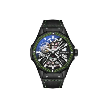 HANBORO World Of Warcraft Collection Mechanical Movement Watch Men's Watches Black Dial HBR918-HH