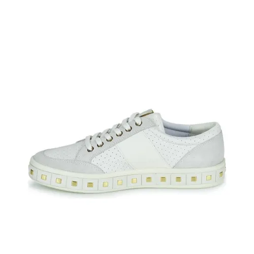 GEOX Anti Slip Wear Resistant Low Top Skateboard Shoes Women's White