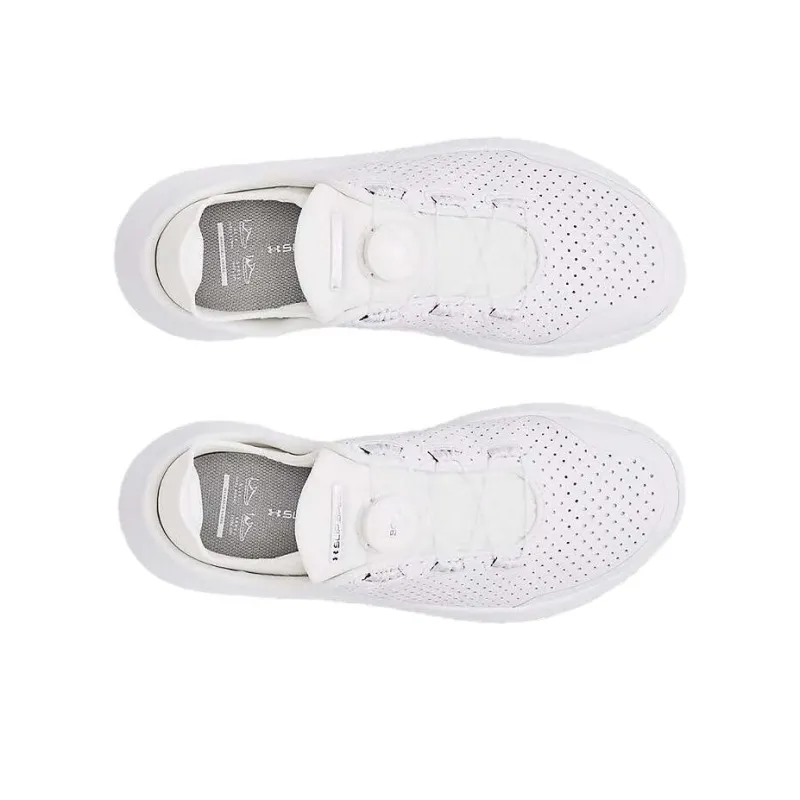 Under Armour SlipSpeed Cushioning Wear Resistant Low Top Casual Shoes Unisex White-2