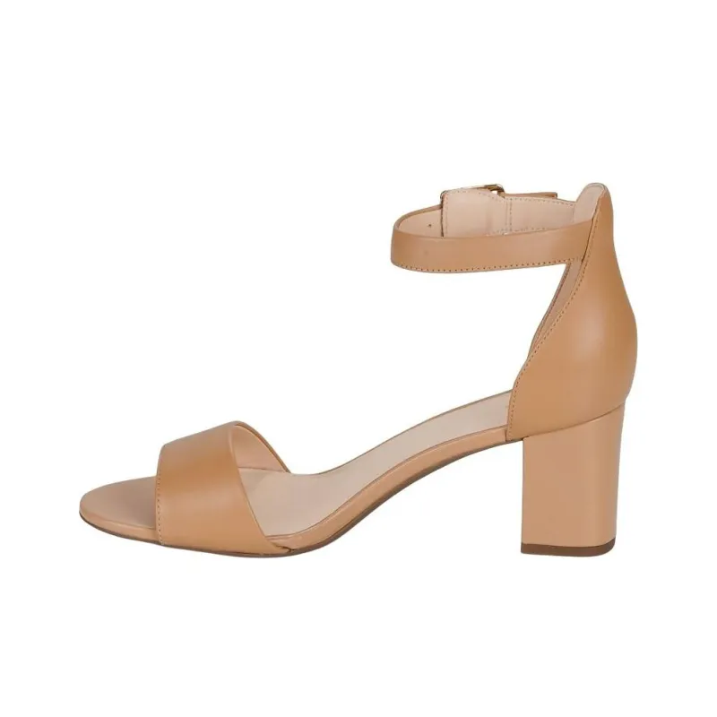 Clarks One Strap Sandals 7cm Women's Brown-0