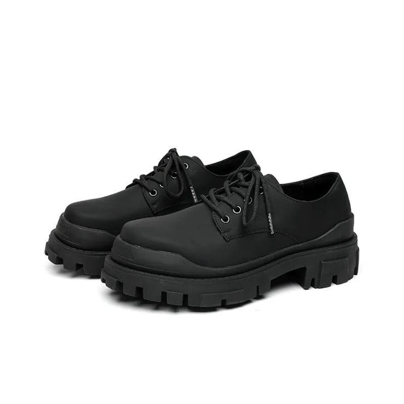 Chi Wolf Derby Shoes Casual Leather Shoes Unisex-1
