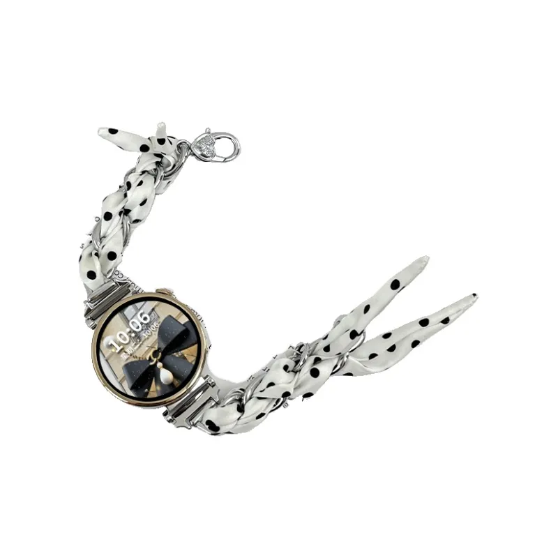 Yu Qing Huawei Compatibility Watch Band Spun Silk Material-1